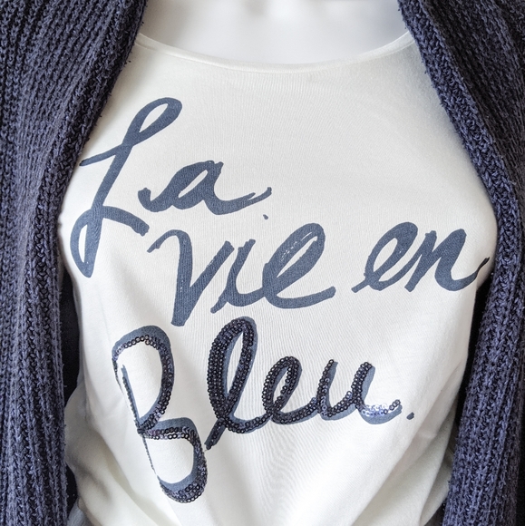 Graphic Tee - La Vie en Bleu - Picture 4 of 7